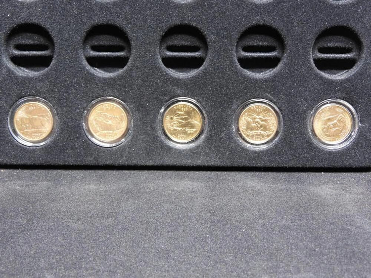 50-Presidential Dollar In Wooden Case