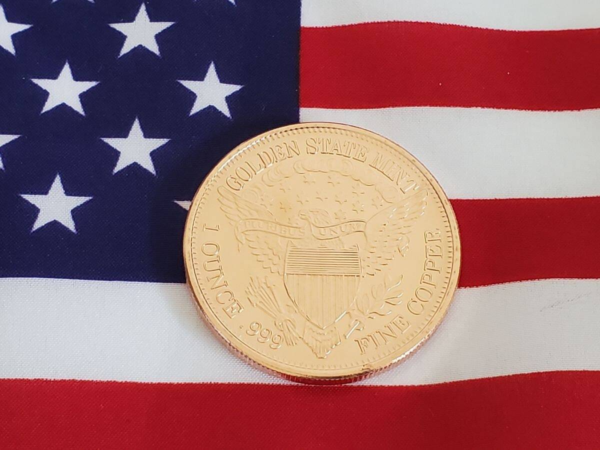 Copper Liberty Coin