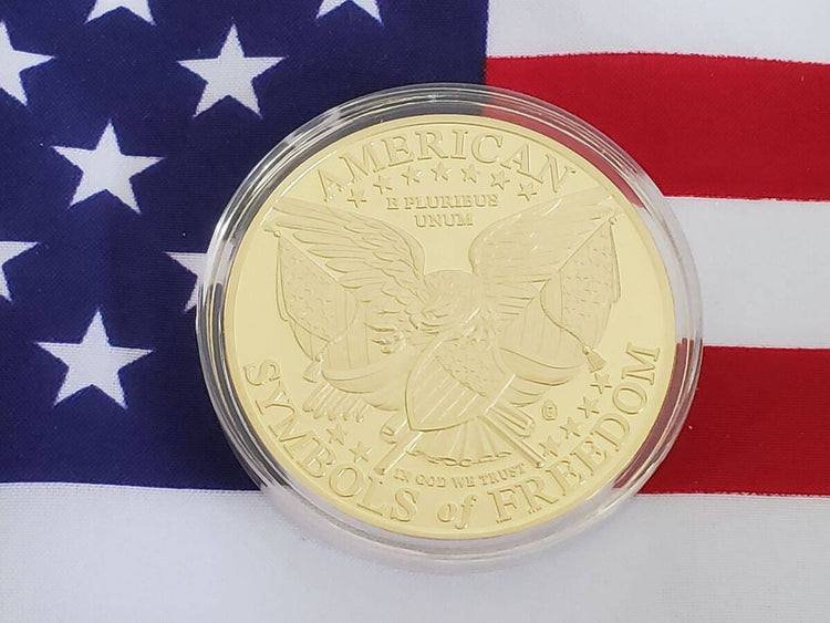 Gold Plated- Liberty Coin