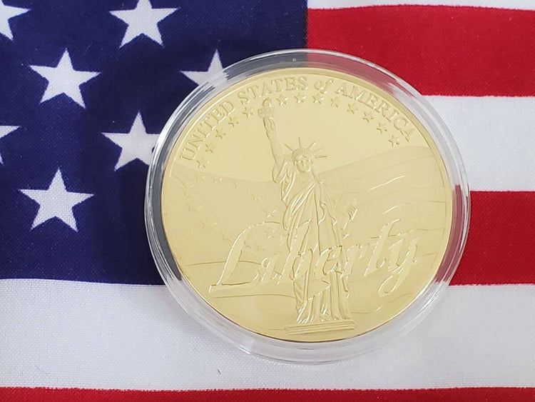 Gold Plated- Liberty Coin
