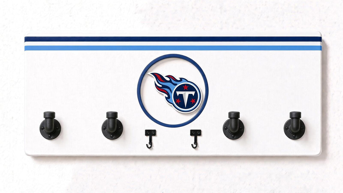 AFC-NFL-  Coat Rack, Sports Wall Hooks, Man Cave Coat Hanger, Football Fan Gift