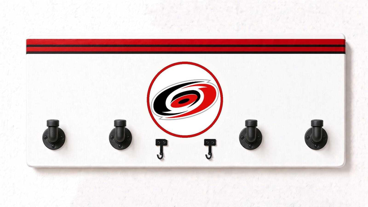 NHL-EAST-  Coat Rack, Sports Wall Hooks, Man Cave Coat Hanger, Hockey Fan Gift