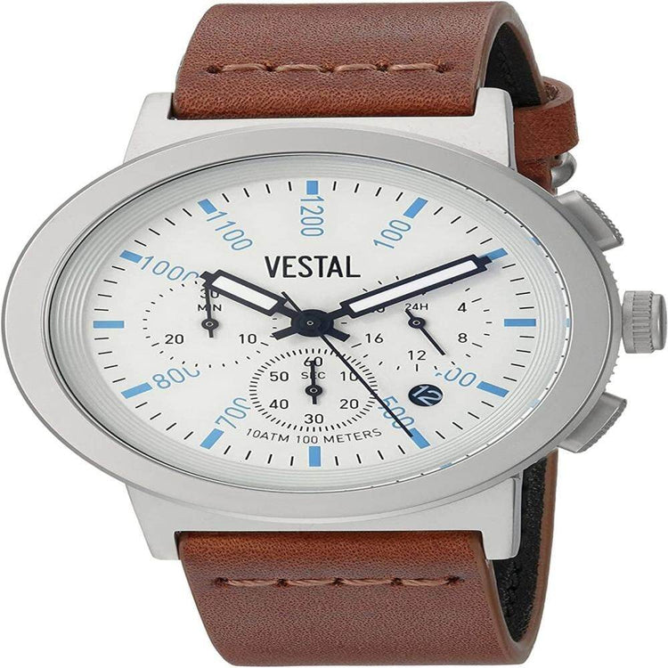 Vestal Men's Retrofocus Chrono Watch 44mm Case Watch
