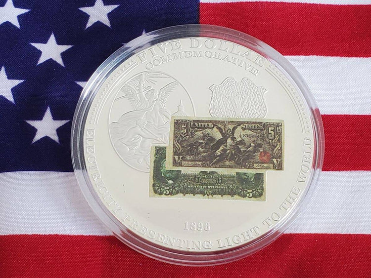 Five Dollar Coin- SILVER CERTIFICATE
