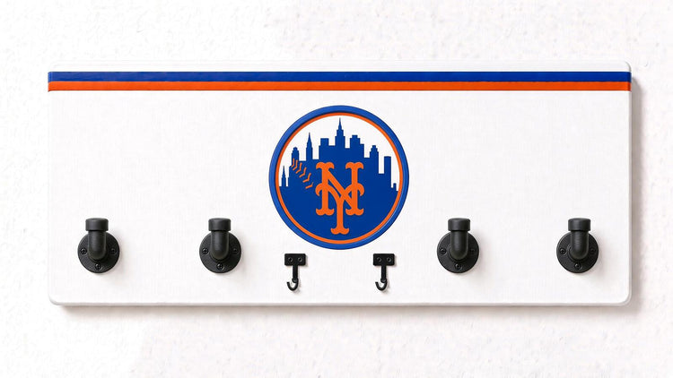 MLB NL-  Coat Rack, Sports Wall Hooks, Man Cave Coat Hanger, Hockey Fan Gift