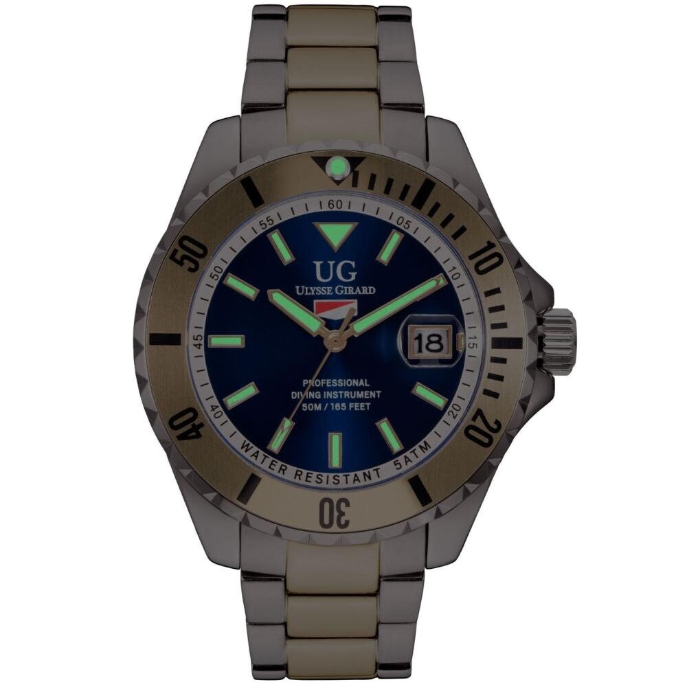 Ulysse Girard Men's Sport Dive 42mm Case Watch