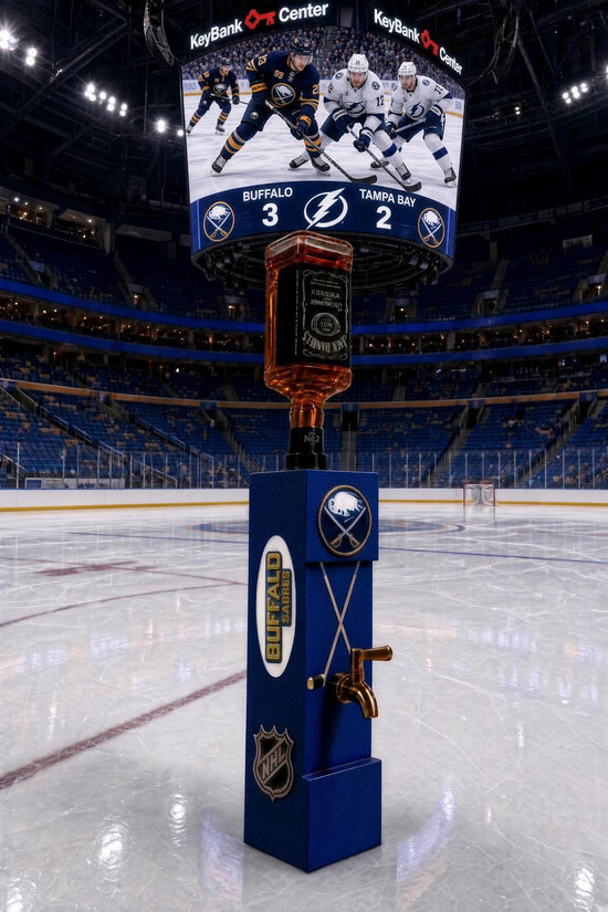Handmade Solid Concrete Whiskey Dispenser –  All NHL teams Available ++