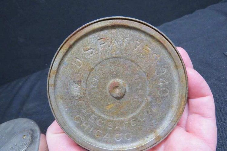 Two (2) metal coin banks