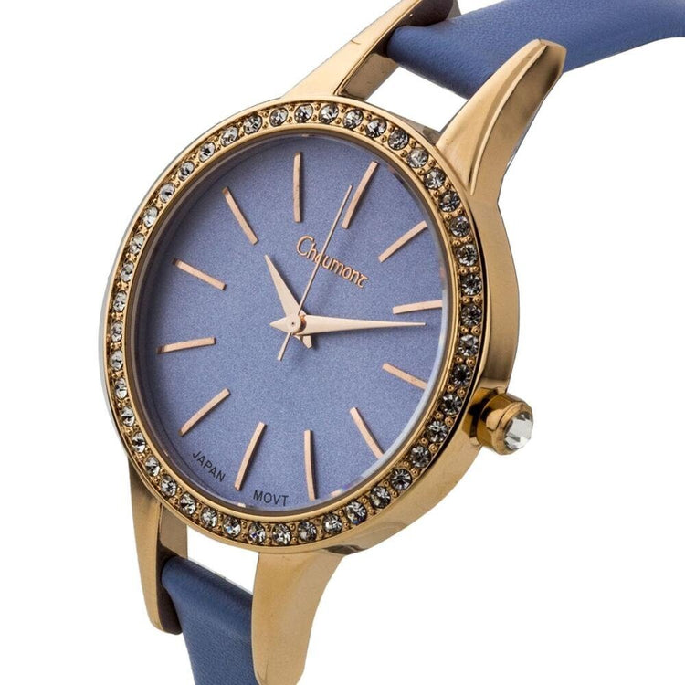 Chaumont 36mm Case Swarovski Bezel Ladies Watch
