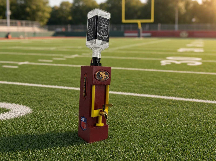 Handmade Solid Concrete Whiskey Dispenser –  All NFL teams Available ++