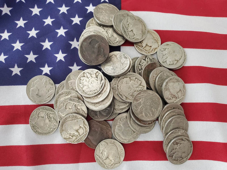 Lot of 10- Buffalo Nickels