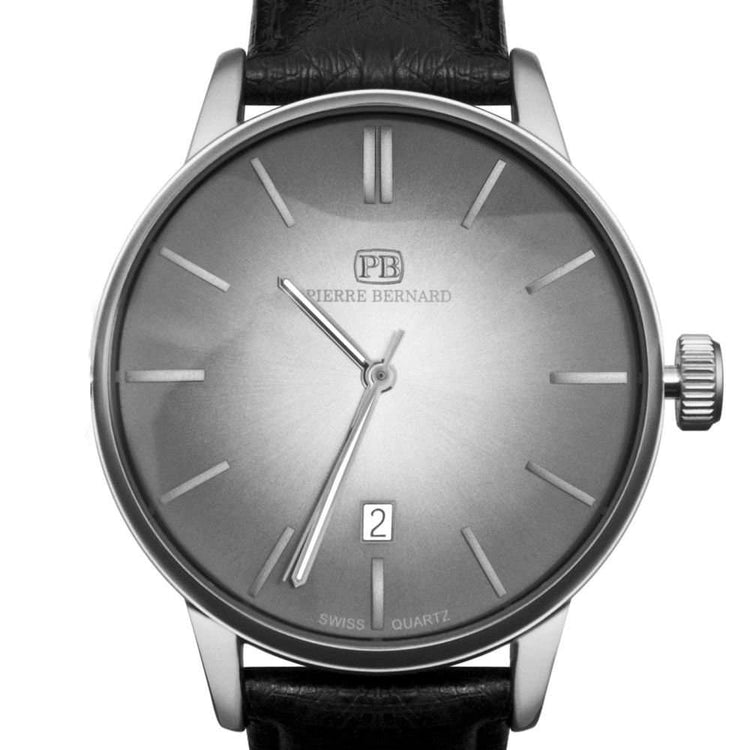 Pierre Bernard 42mm Case Easy Reader Men's Watch