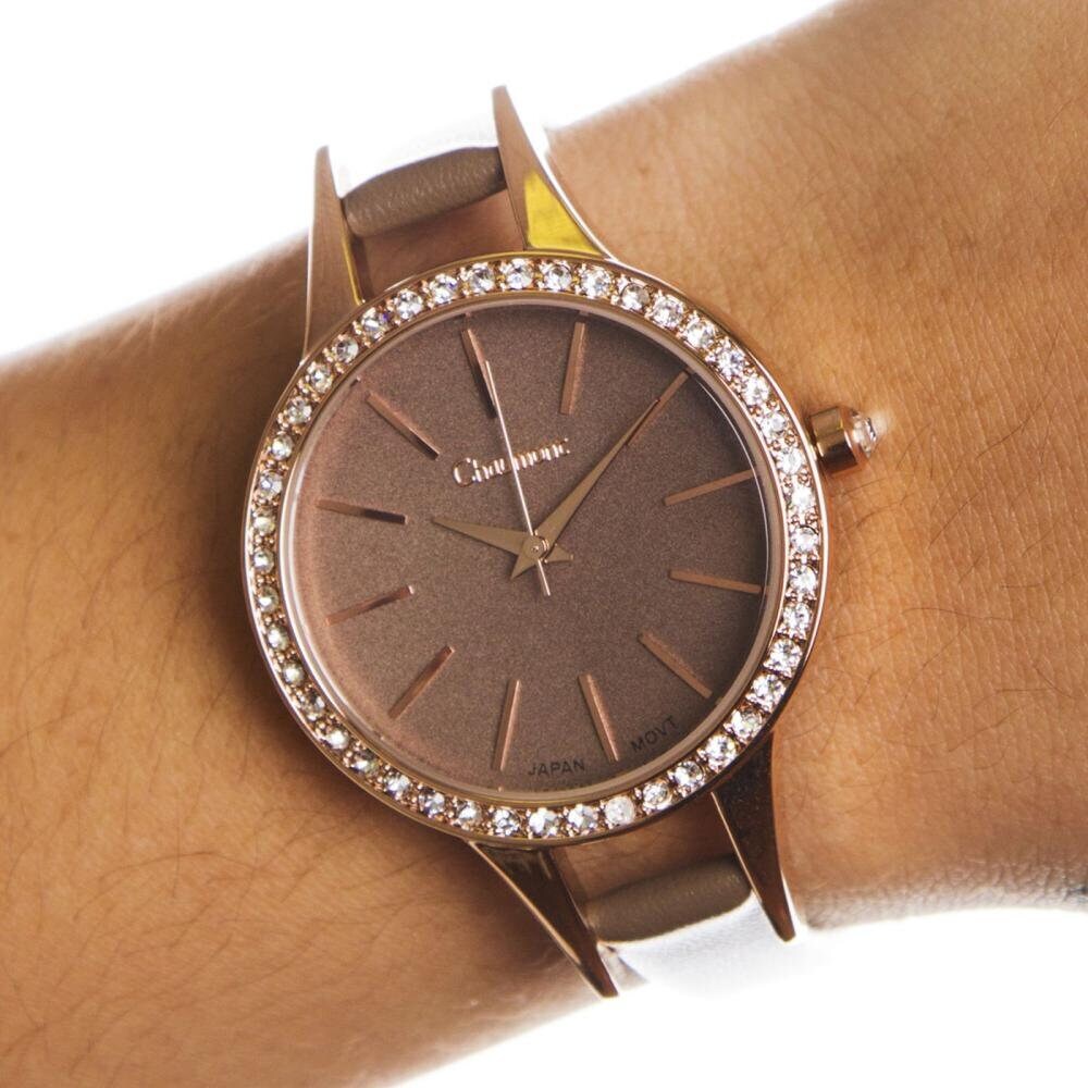 Chaumont 36mm Case Swarovski Bezel Ladies Watch