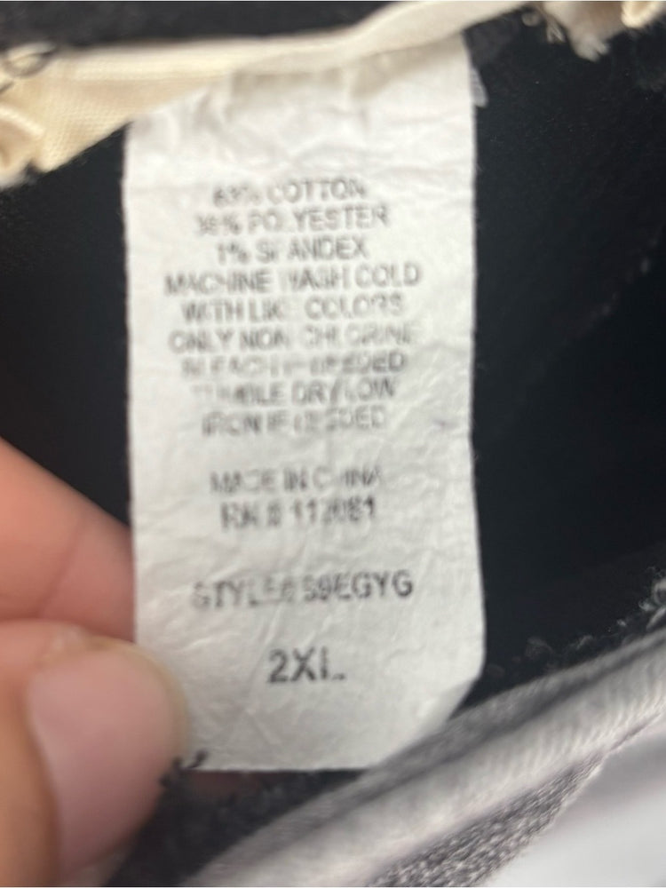 Source Unknown Charcoal Black Denim Pinafore Mini Dress