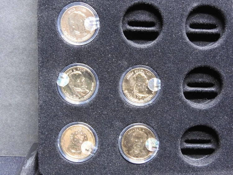 50-Presidential Dollar In Wooden Case