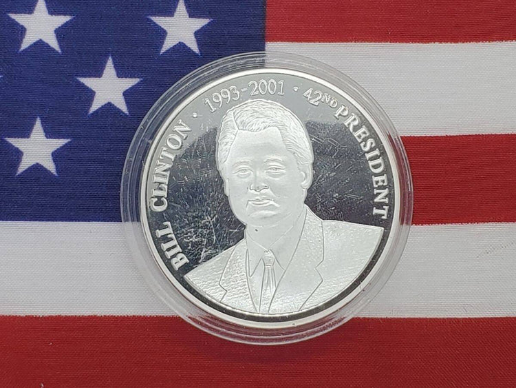 Bill Clinton- Silver Clad Coin