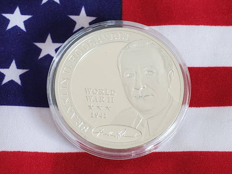 Franklin D Roosevelt- WWII Coin