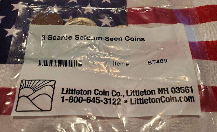 Littleton wrapped scarce coins
