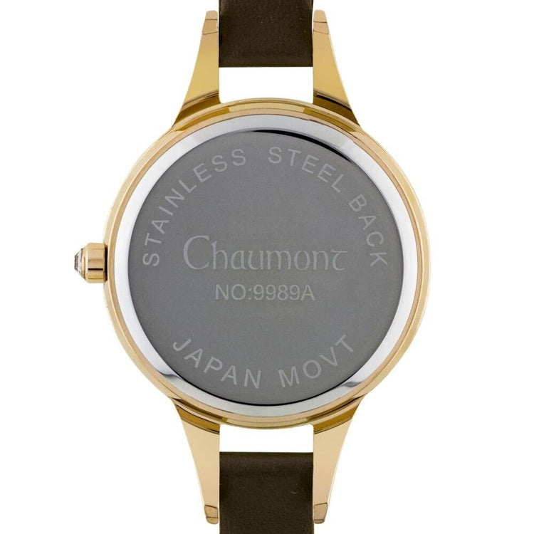 Chaumont 36mm Case Swarovski Bezel Ladies Watch
