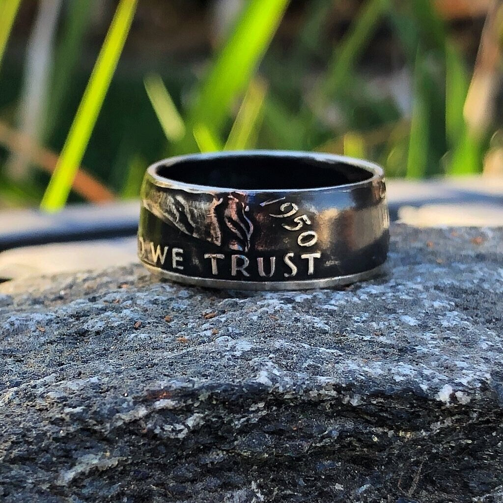 Ben Franklin Half Dollar Ring