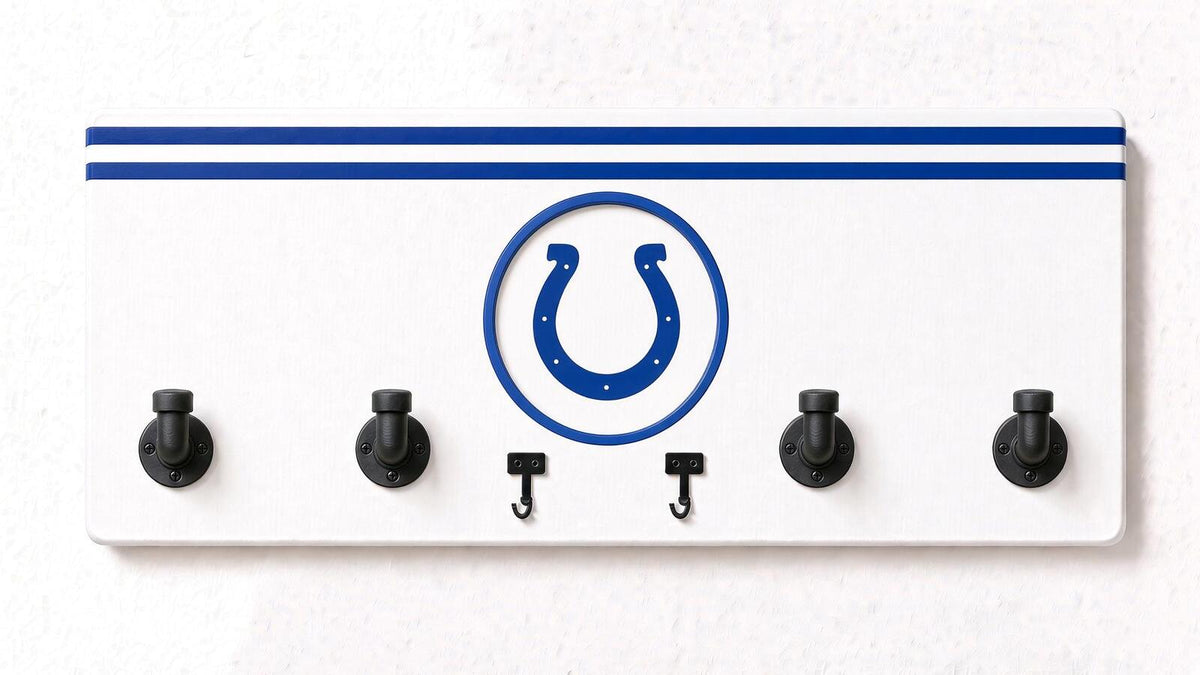 AFC-NFL-  Coat Rack, Sports Wall Hooks, Man Cave Coat Hanger, Football Fan Gift