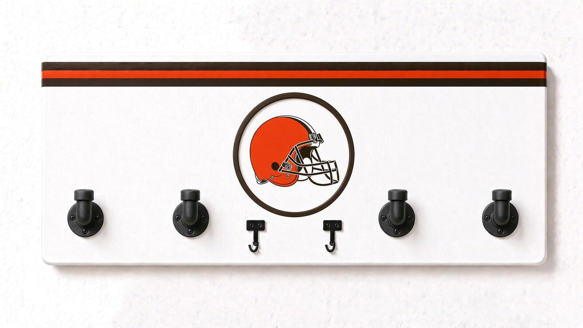 AFC-NFL-  Coat Rack, Sports Wall Hooks, Man Cave Coat Hanger, Football Fan Gift