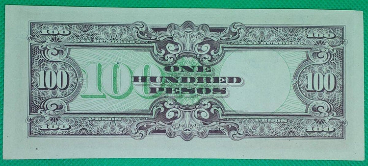 100 Pesos Japanese Government Bill