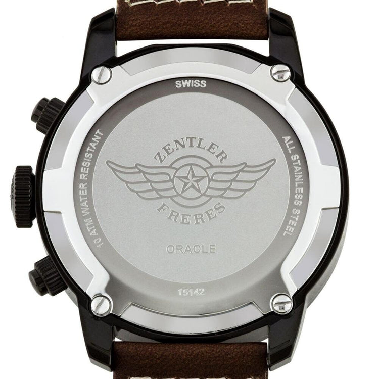Zentler Freres Oracle 45mm Case Swiss Chronograph