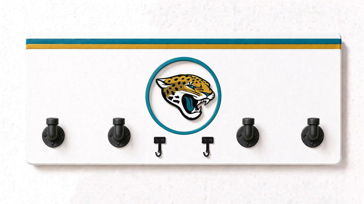 AFC-NFL-  Coat Rack, Sports Wall Hooks, Man Cave Coat Hanger, Football Fan Gift