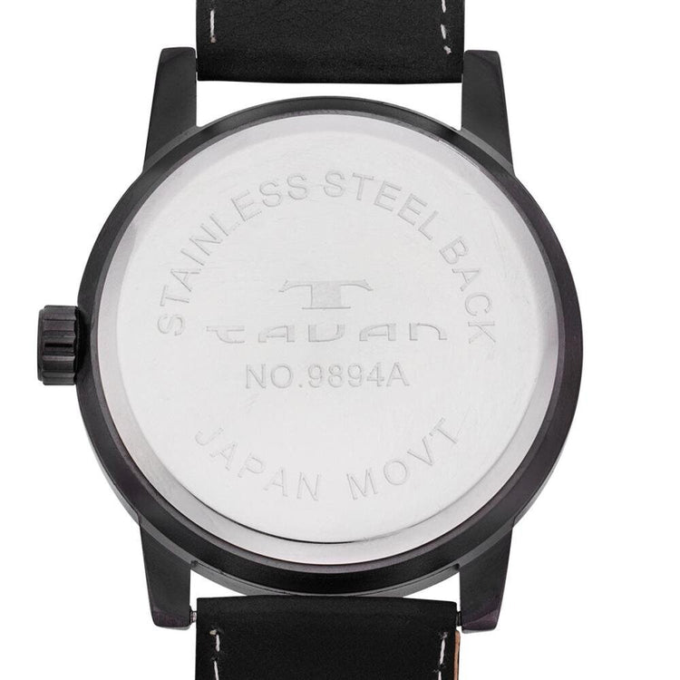 Tavan Vintage Style Brushed Metal Men's Watch