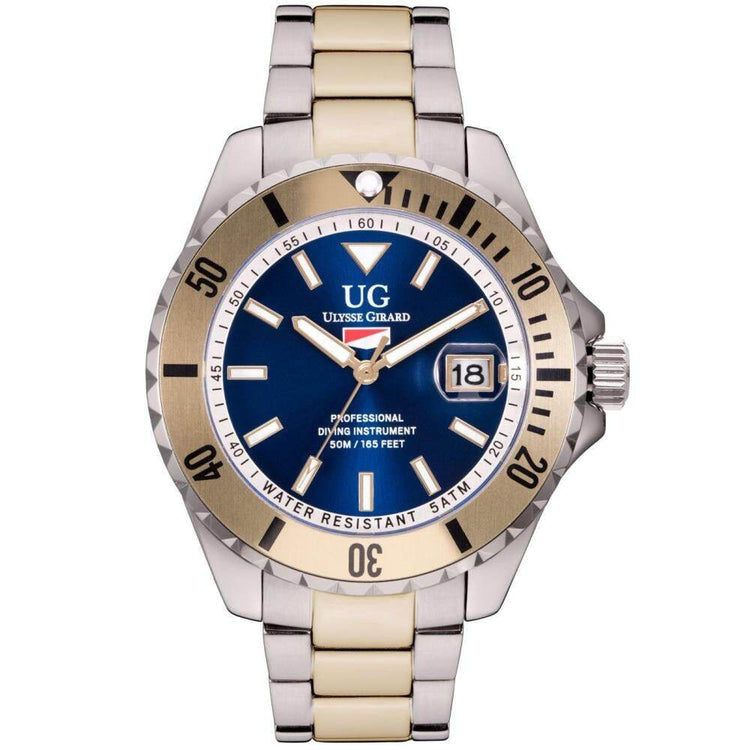 Ulysse Girard Men's Sport Dive 42mm Case Watch