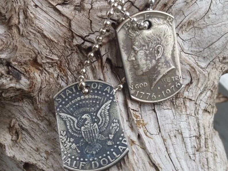 Kennedy Half Dollar Dog Tag (1)