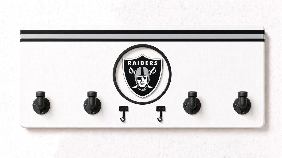 AFC-NFL-  Coat Rack, Sports Wall Hooks, Man Cave Coat Hanger, Football Fan Gift