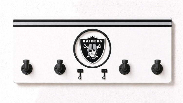 AFC-NFL-  Coat Rack, Sports Wall Hooks, Man Cave Coat Hanger, Football Fan Gift