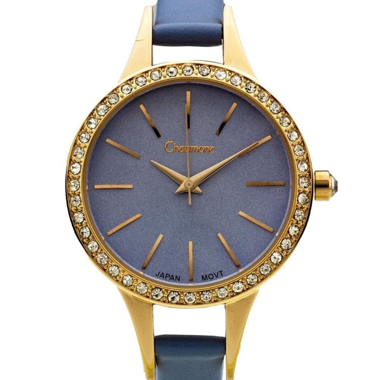 Chaumont 36mm Case Swarovski Bezel Ladies Watch