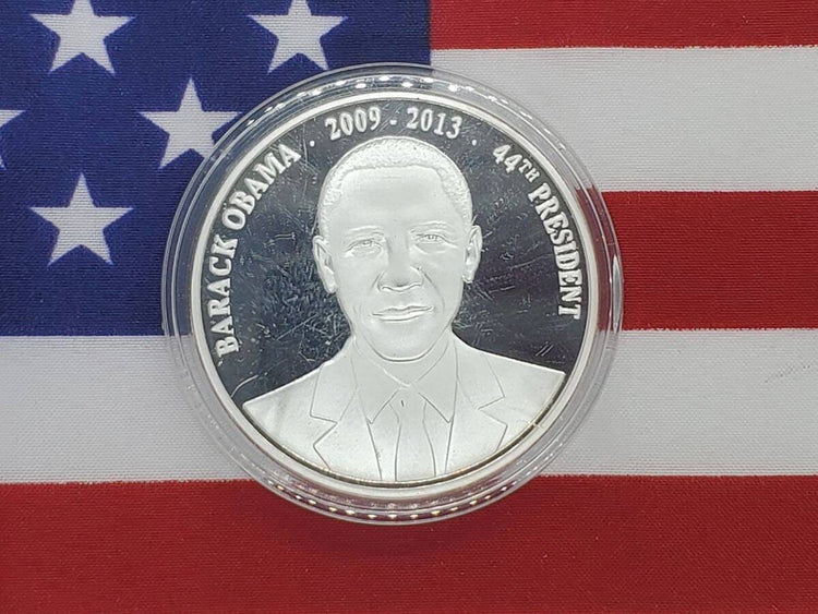 Barack Obama- 2009-1013 Silver Clad Coin