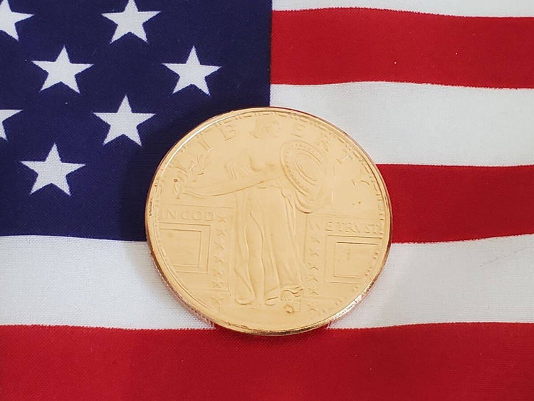 Copper Liberty Coin