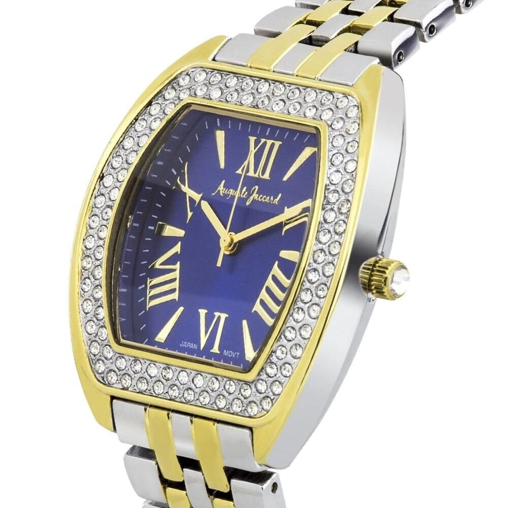 Auguste Jaccard 34mm Case Crystal Bezel Watch