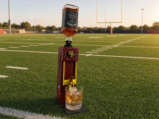 Handmade Solid Concrete Whiskey Dispenser –  All NFL teams Available ++