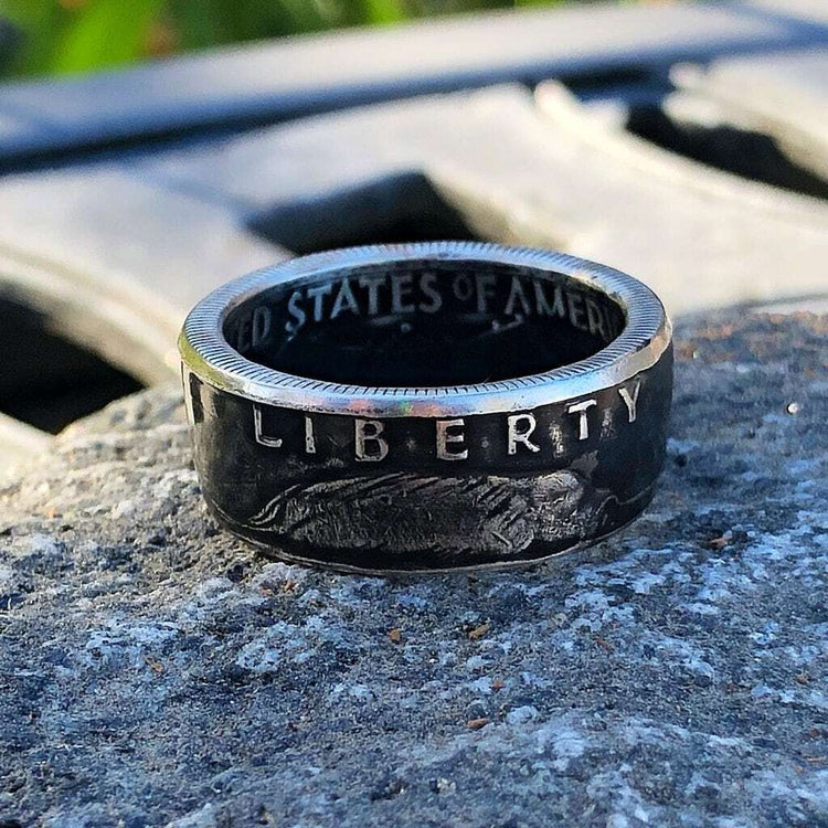 Ben Franklin Half Dollar Ring
