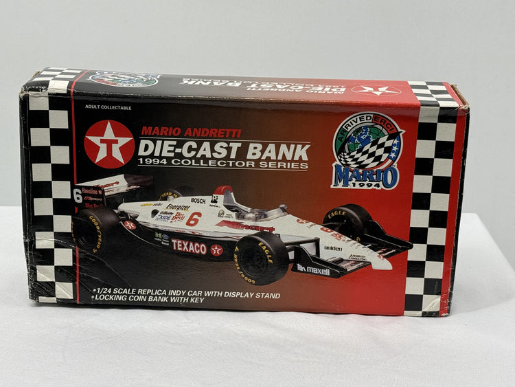 Die Cast Mario Andretti Bank