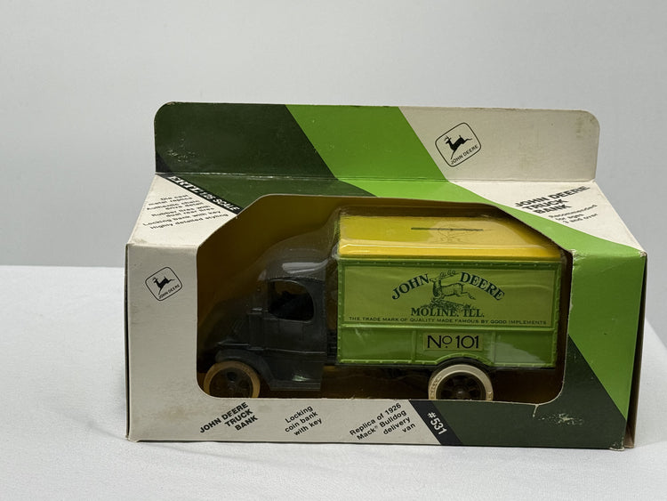 John Deere Truck and Bank