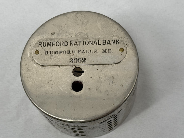 Rumford National Bank coin bank