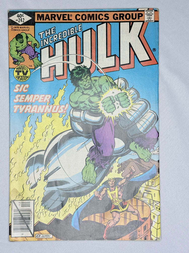 The Incredible Hulk Marvel Comics Group Comic Book Issue #242 - Vintage 1979