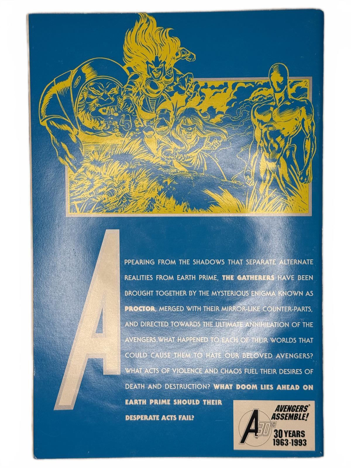 Avengers # 363 and #366 - 30th Anniversary foil/embossed issues