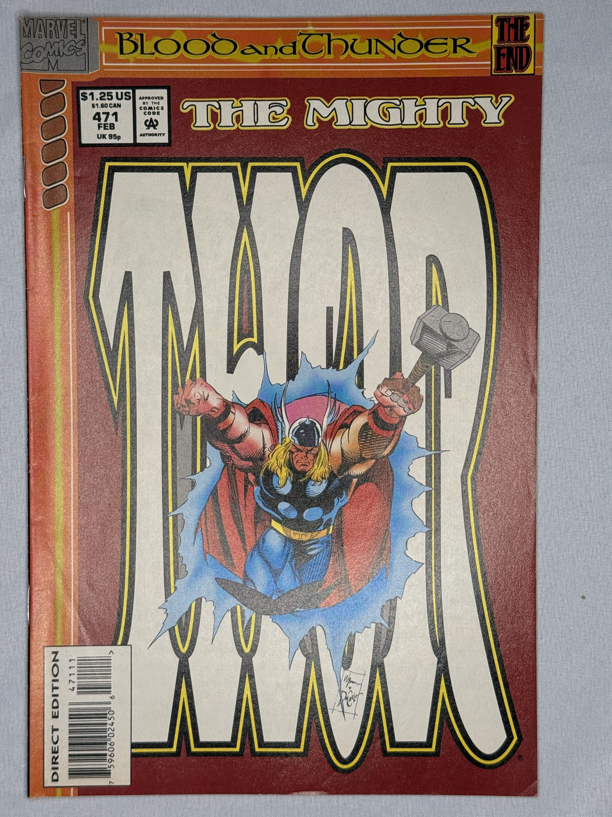 Mighty Thor Comic Bundle (16) Bronze 90s Run Simonson