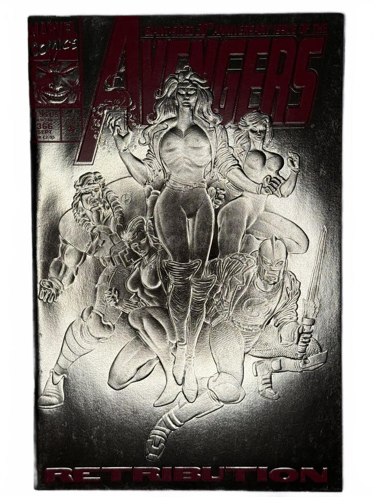 Avengers # 363 and #366 - 30th Anniversary foil/embossed issues