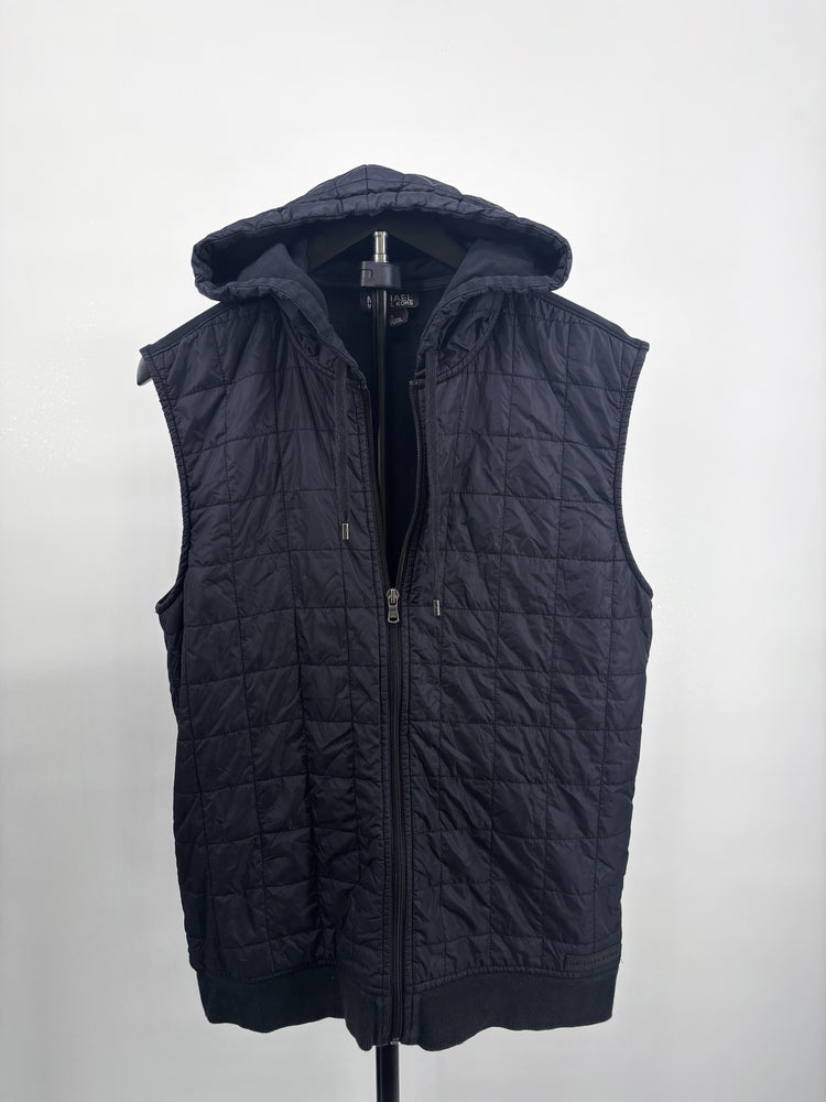 Michael Kors Women's Small Quilted Hooded Zip Vest