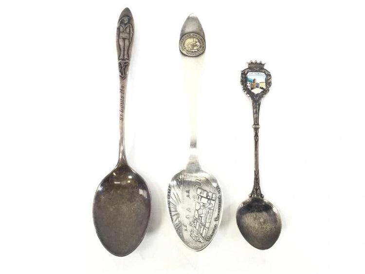Sterling, 800 Silver, Silver Plate Spoons (40+)