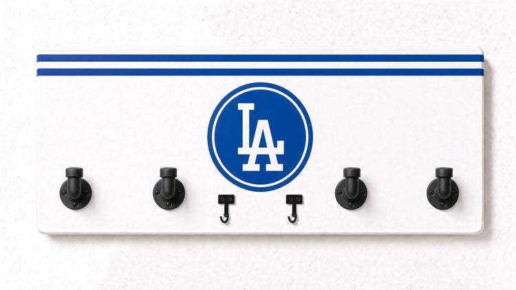MLB NL-  Coat Rack, Sports Wall Hooks, Man Cave Coat Hanger, Hockey Fan Gift